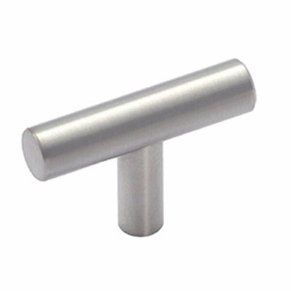 Hd Amerock Stainless Steel 50 mm. T Cabinet Knob- Stainless Steel A19009 SS